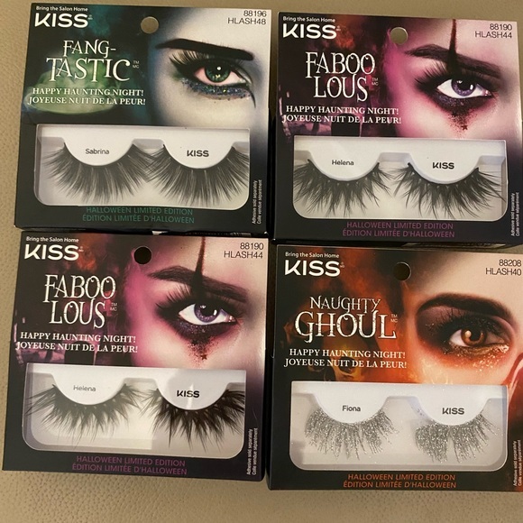 HOST PICK 😍💕🤩NIB four pairs of kiss lashes - Picture 1 of 2